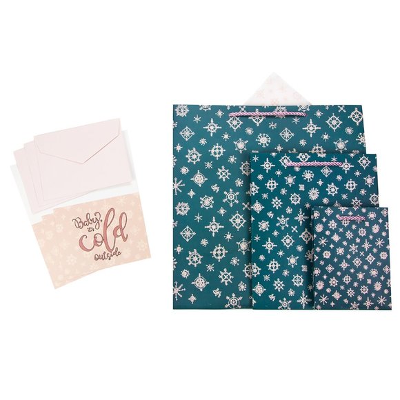 Gift Bags Set with Tissue Paper & Greeting Cards - Picture 5 of 7